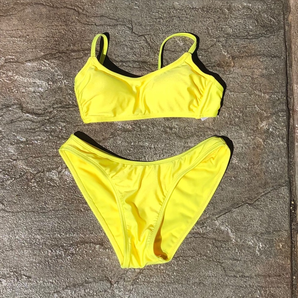 Xhilaration Bright Yellow Bikini
